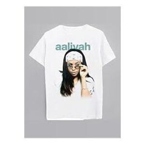 Aaliyah Unisex White Tshirt